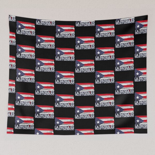 Item preview, La Patria es Valor y Sacrificio, Puerto Rico, Rita Moreno, West Side Story, Puerto Rico Pride, Las Nacionalistas, Broadway Musical fan designed and sold by RisingFrequency.