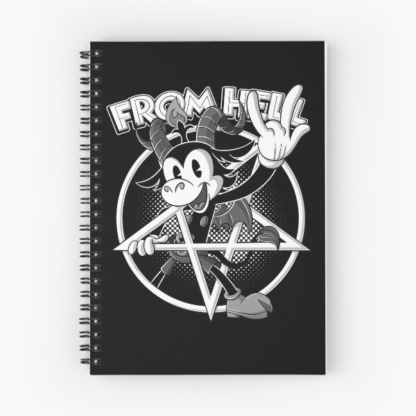 Item preview, Blackcraft Baphomet retro Cartoon Devil Horns sign 666% from Hell  designed and sold by AlteregoShop.