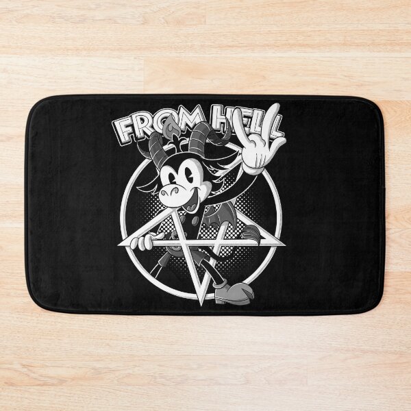 Item preview, Blackcraft Baphomet retro Cartoon Devil Horns sign 666% from Hell  designed and sold by AlteregoShop.