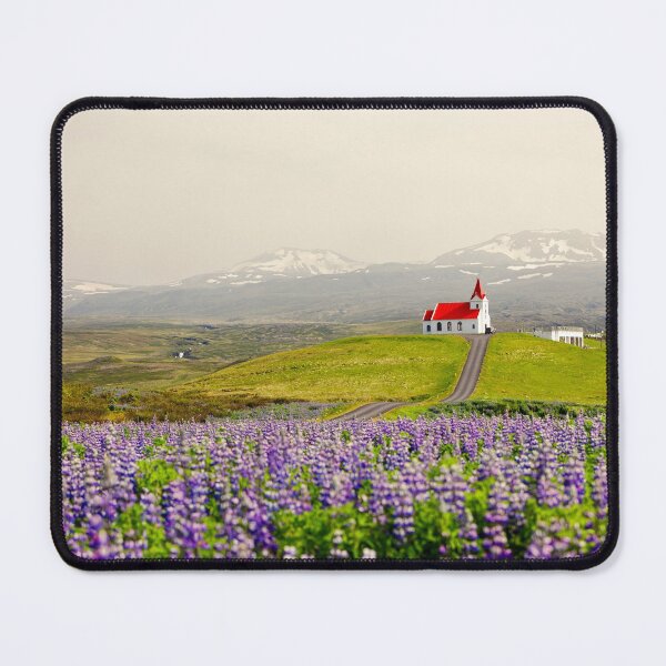 Item preview, Church in the Lupine Field designed and sold by Klaus Brandstaetter.