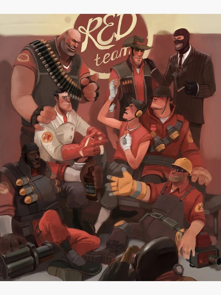 Red and Team Fan Art