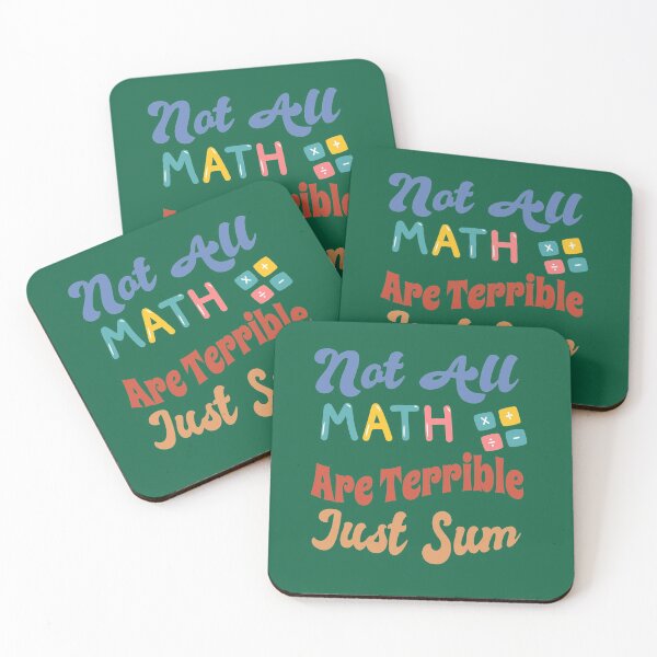 Item preview, Not All Math Puns Are Terrible Just Sum funny vntage quote designed and sold by Linizarti-casely Store.