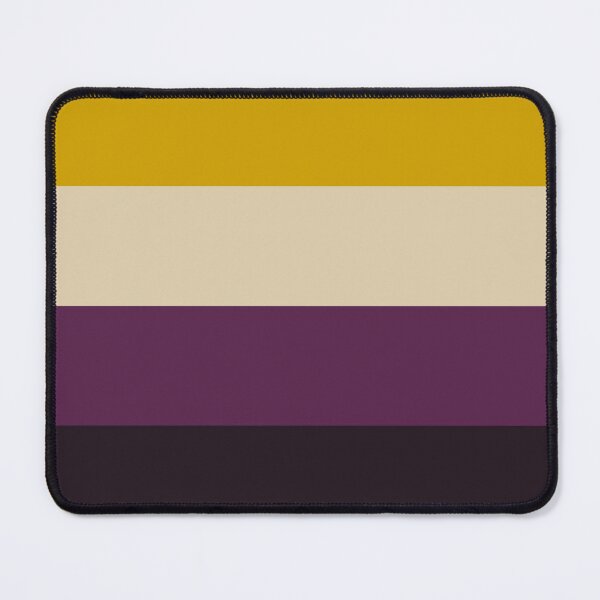 Item preview, Desaturated nonbinary flag designed and sold by Honeysunlesbian.