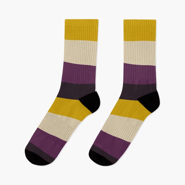 Item preview, Desaturated nonbinary flag designed and sold by Honeysunlesbian.