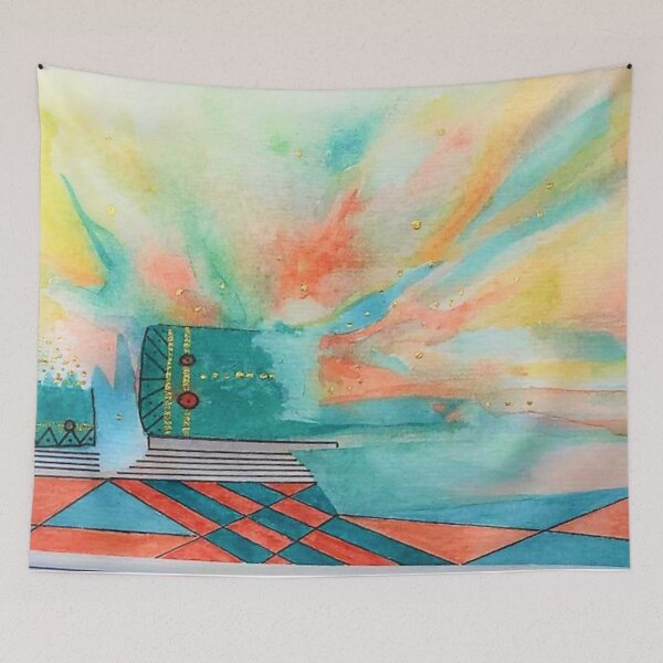 Item preview, Orange and Green Abstract designed and sold by Tstafford.