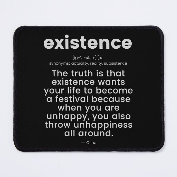 Item preview, The truth is that existence... Osho Quote – To Turn You Outside In! - text design designed and sold by RetComly.