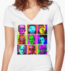 Universal Warhol Women's Fitted V-Neck T-Shirt