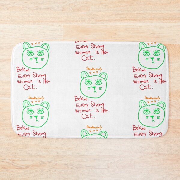 Item preview, Behind every strong woman is her cat designed and sold by thundercandy.