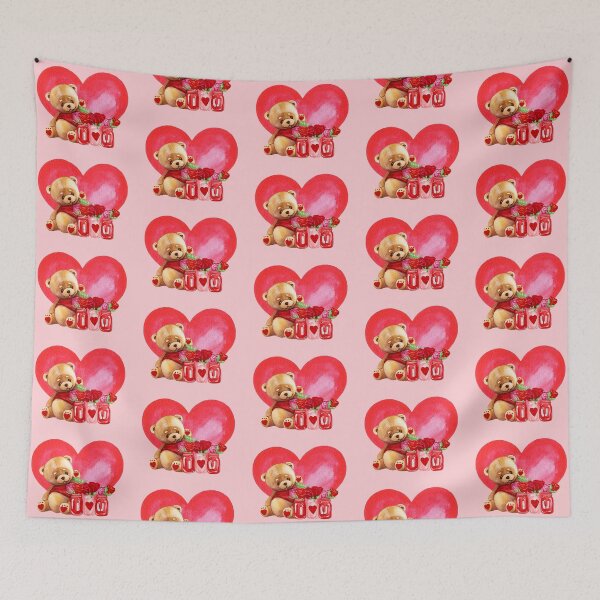 Item preview, Valentine Teddy Bear designed and sold by ChelleCreate.