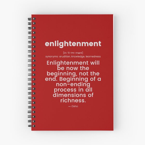Item preview, Enlightenment will be now... Osho Quote – To Turn You Outside In! - text design designed and sold by RetComly.