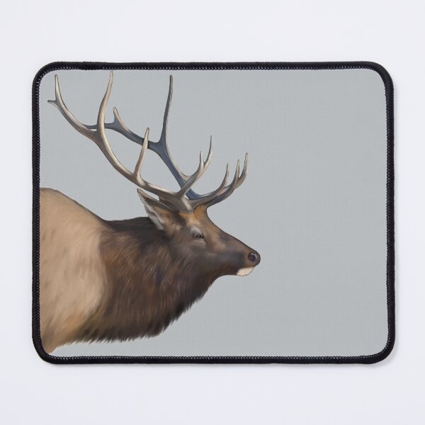 Item preview, Bull Elk Profile designed and sold by Wondersofwhimsy.
