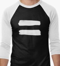 Equality Paint White Men's Baseball ¾ T-Shirt