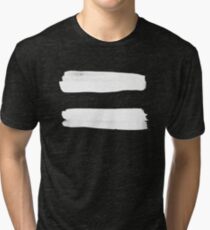 Equality Paint White Tri-blend T-Shirt