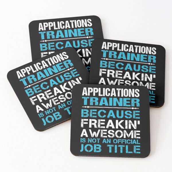 Item preview, Applications Trainer T Shirt - Freaking Awesome Job Gift Item Tee designed and sold by oetate4774.