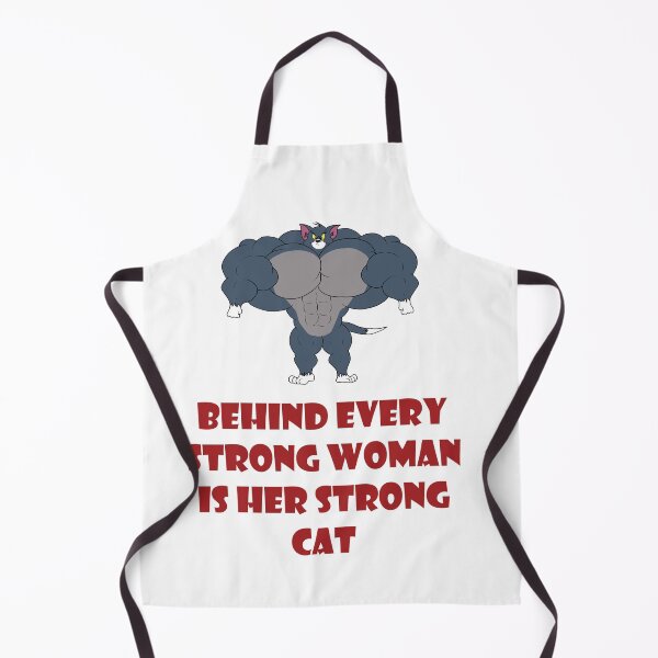 Item preview, Behind every strong woman is her strong cat designed and sold by ElipseArt.