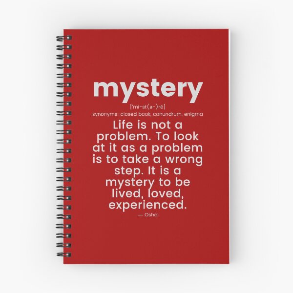 Item preview, It is a mystery... Osho Quote – To Turn You Outside In! - text design designed and sold by RetComly.