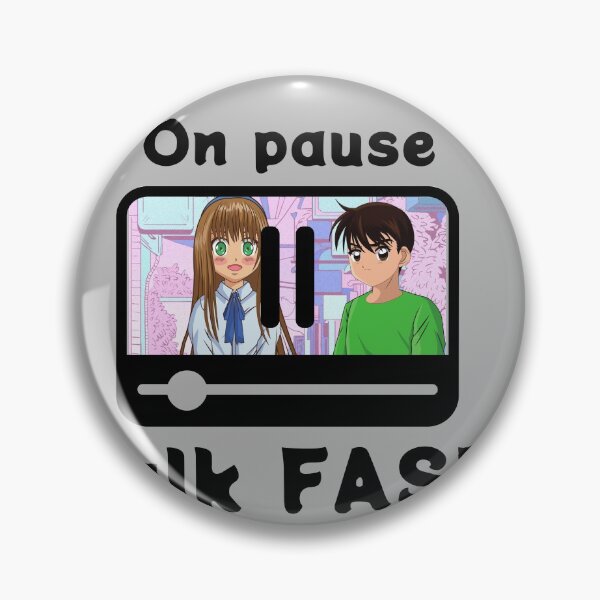 Item preview, Anime paused- Talk fast!  designed and sold by Mumzy2many.