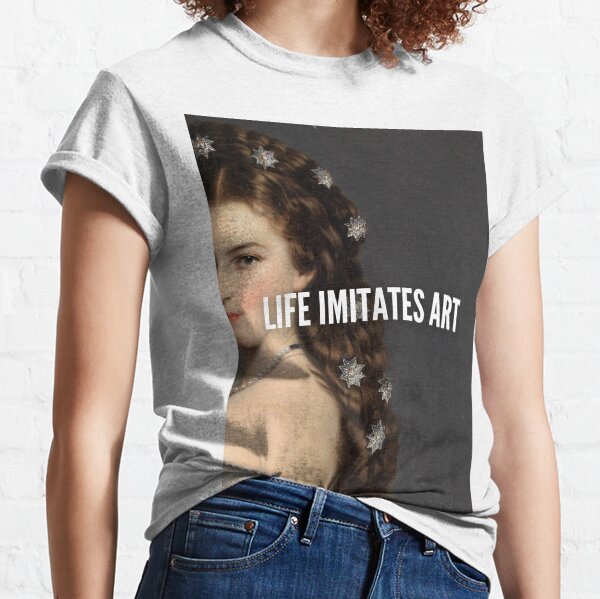 Life Imitates Art (Winterhalter - Portrait of Empress Elisabeth of Austria) Classic T-Shirt