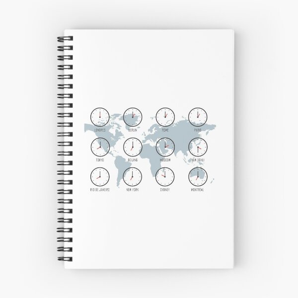 Item preview, Time zone - world clocks designed and sold by illustrations77.