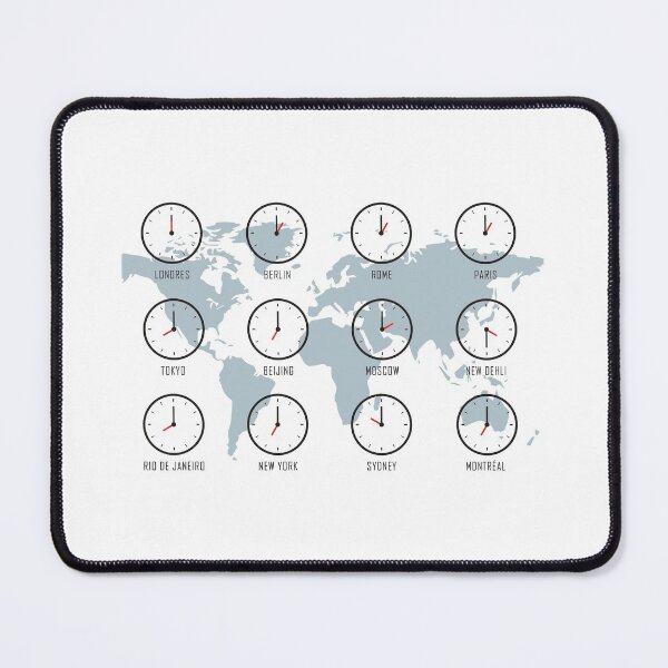 Item preview, Time zone - world clocks designed and sold by illustrations77.