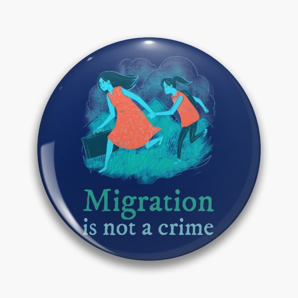 Item preview, Migration Is Not A Crime. Stand With Refugees designed and sold by Rebel-Design.