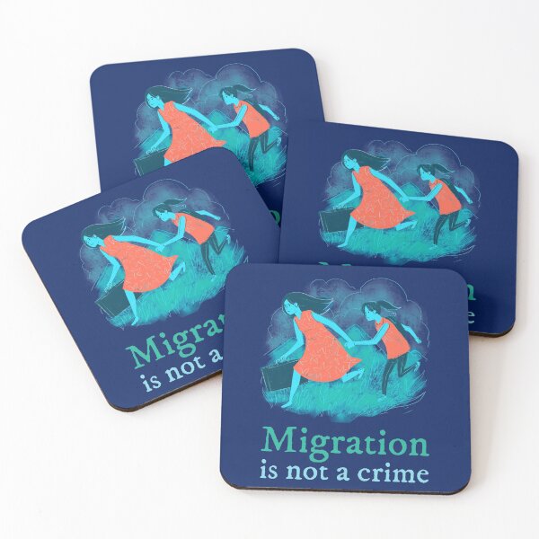 Item preview, Migration Is Not A Crime. Stand With Refugees designed and sold by Rebel-Design.