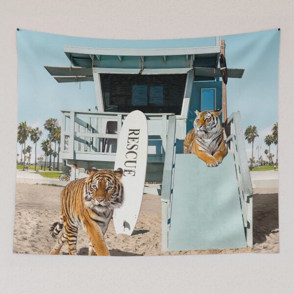 Item preview, Tigers To The Rescue designed and sold by galdesign.