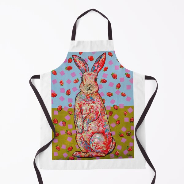 Item preview, Another rabbit and strawberries designed and sold by Natalia_Shchip.