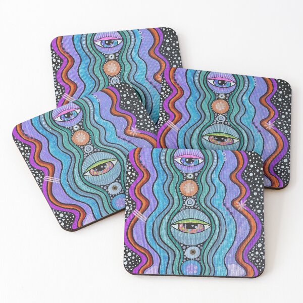 Item preview, ‘GALACTICA’ (paint markers on canvas) designed and sold by threefoursevyn.