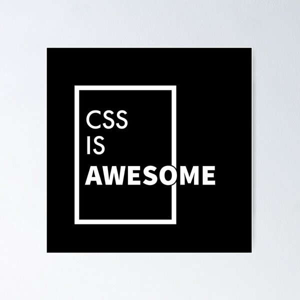 Artikel-Vorschau von CSS ist großartig für Webentwickler und Programmierer, designt und verkauft von sanartstudio.