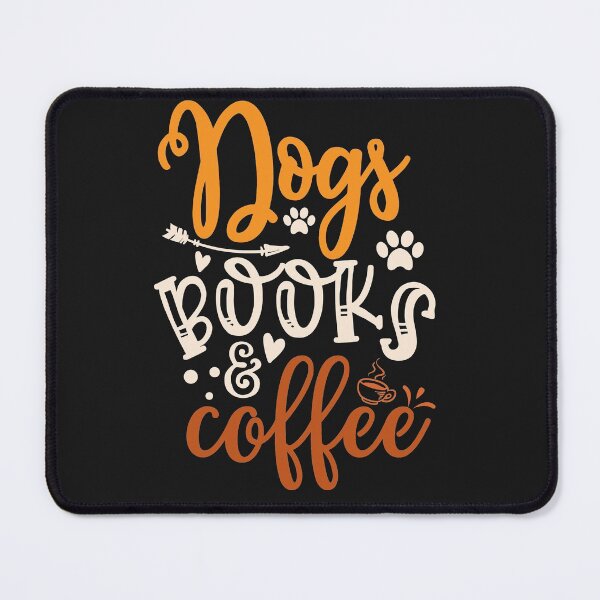 Item preview, Dogs Books Coffee designed and sold by BeeMeCreative.