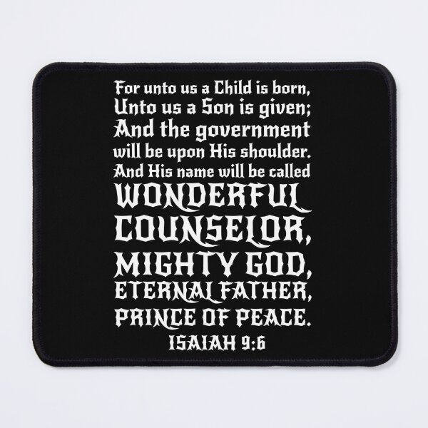 Item preview, Isaiah 9:6 designed and sold by plushism.