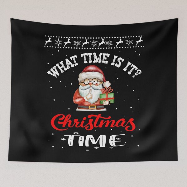 Item preview, What time is it? Christmas time Family Group Xmas Pajama designed and sold by illustrapho.