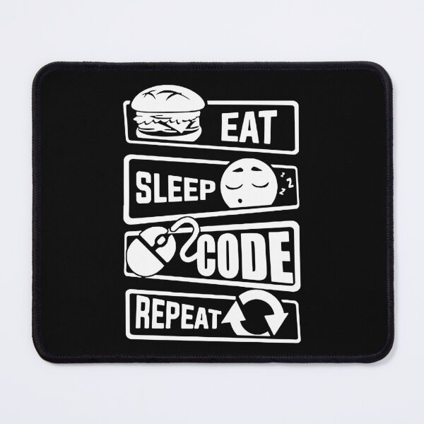 Item preview, Eat Sleep Programming Java Repeat Programmer Work Home Sleep Life Work Home Play Sleep Java C++ Python Love Art Design Inspiration Joy Mood Funny Cat designed and sold by DesignByHeartUK.