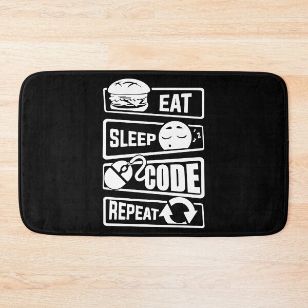 Item preview, Eat Sleep Programming Java Repeat Programmer Work Home Sleep Life Work Home Play Sleep Java C++ Python Love Art Design Inspiration Joy Mood Funny Cat designed and sold by DesignByHeartUK.