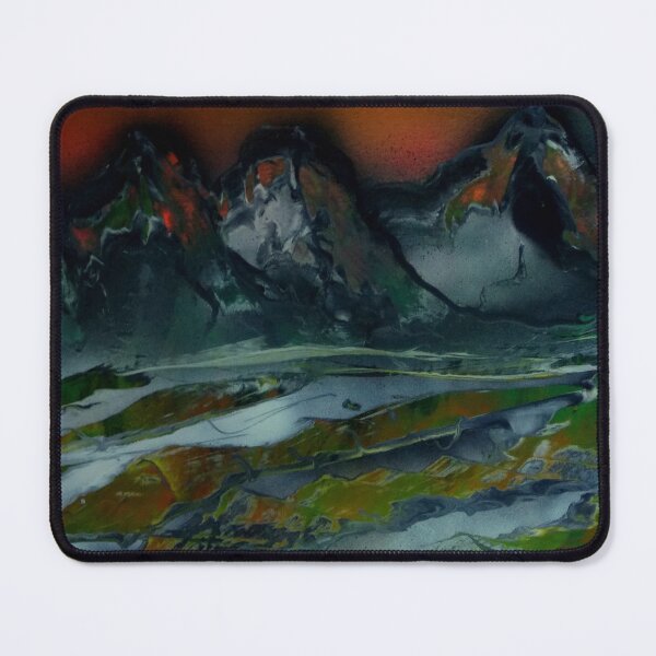Item preview, Sunshine behind snowy mountain pasture designed and sold by George Hutton Hunter.