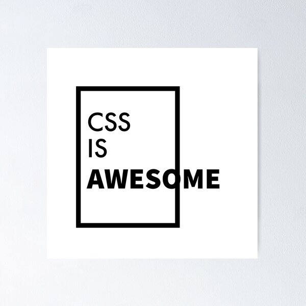 Artikel-Vorschau von CSS ist großartig für Webentwickler und Programmierer, designt und verkauft von sanartstudio.