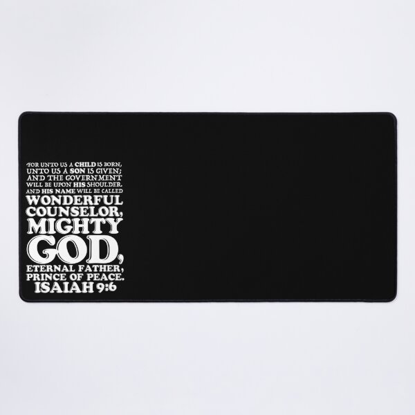Item preview, Isaiah 9:6 Mighty God designed and sold by plushism.