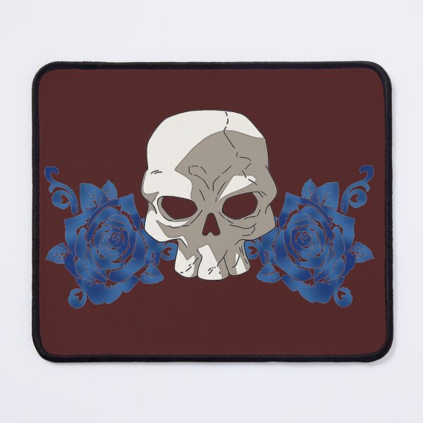 Item preview, Skull and blue roses designed and sold by GAP90.