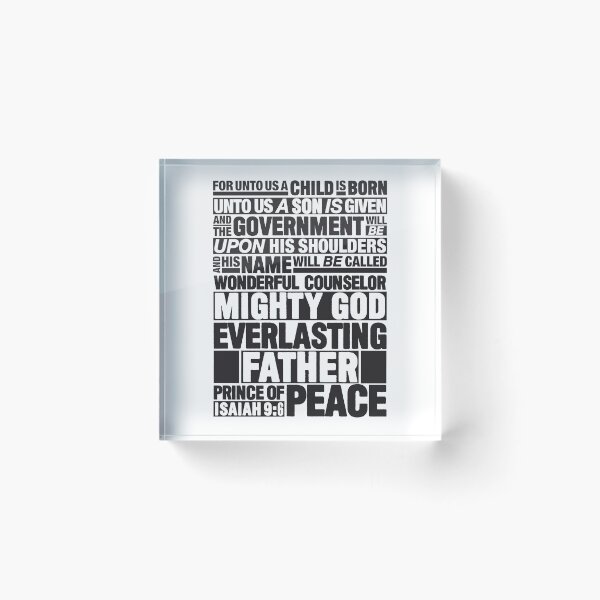 Item preview, Isaiah 9:6 Prince of Peace designed and sold by plushism.