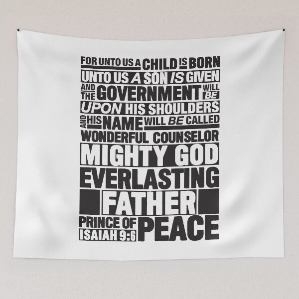 Item preview, Isaiah 9:6 Prince of Peace designed and sold by plushism.