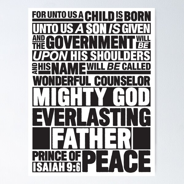Item preview, Isaiah 9:6 Prince of Peace designed and sold by plushism.