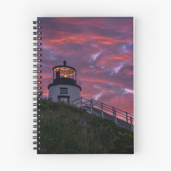 Item preview, Owl's Head Lighthouse, Maine, at sunrise on 6/11/21 designed and sold by LindaCPhoto.