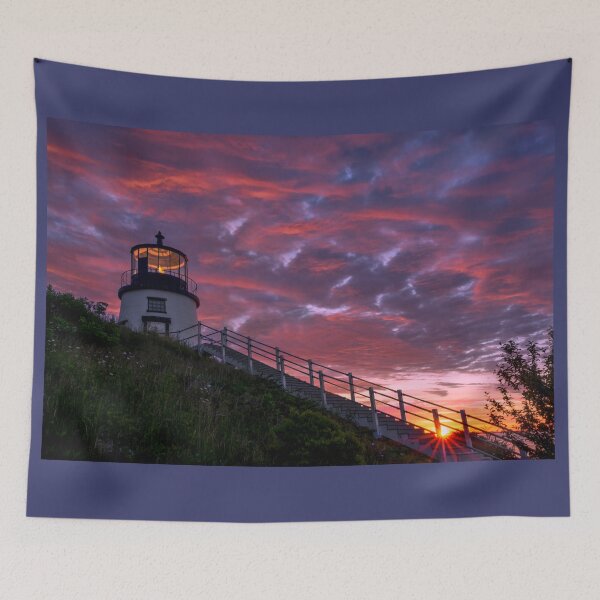 Item preview, Owl's Head Lighthouse, Maine, at sunrise on 6/11/21 designed and sold by LindaCPhoto.