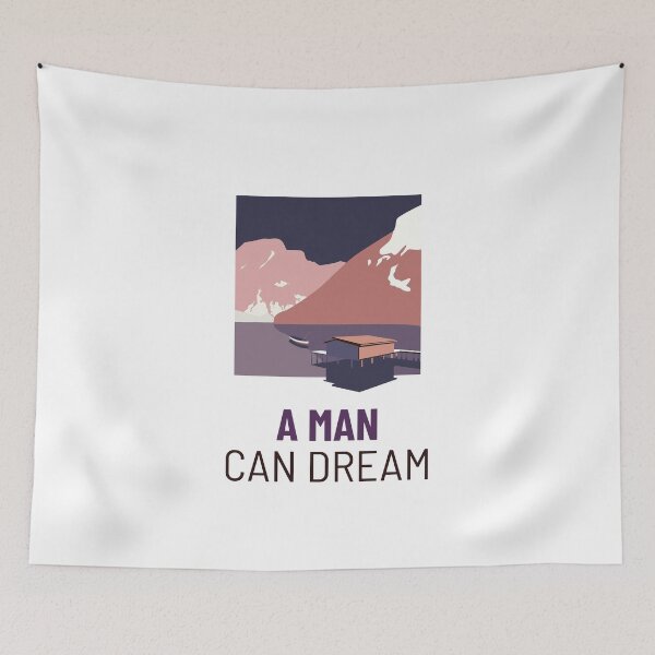 Item preview, A man can dream - wooden cabin designed and sold by SuperiorPrints.