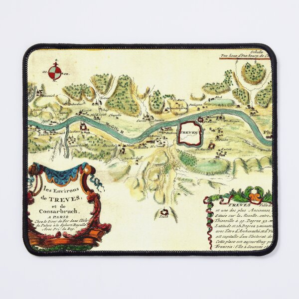 Item preview, Map of Trier, Germany (1692) designed and sold by allhistory.