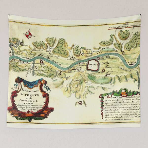 Item preview, Map of Trier, Germany (1692) designed and sold by allhistory.