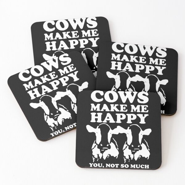 Artikelvorschau, Funny Cow Make me happy you not so much Keep Calm and Love Cows Farming Cow Love Art Design Happy Apparel Essential Inspiration Joy Mood Funny entworfen und verkauft von DesignByHeartUK.