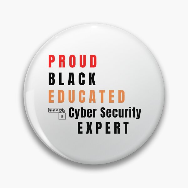 Item preview, Proud, Black, Educated Cyber Security Expert designed and sold by tshirtfever.