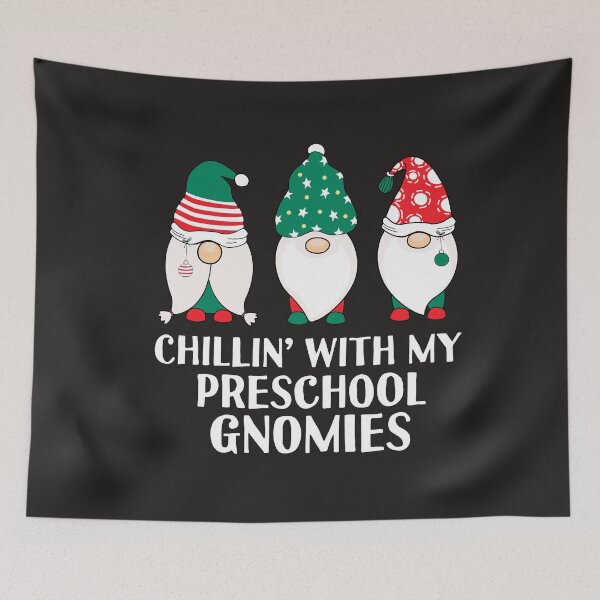 Item preview, Chilling With My Preschool Gnomies Christmas Teacher PJ designed and sold by gkao.